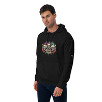 Triple Skull Pull Over Hoodie